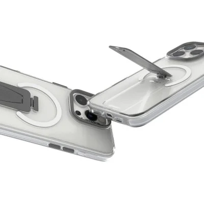 Cover Iphone 16 Pro Max Magsafe Grip Case levelo Morphix - Gray